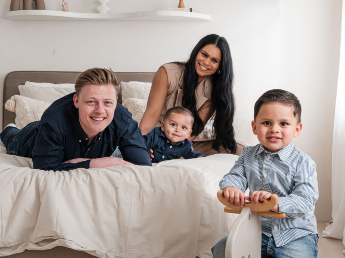 Daglicht studio sessie - gezin